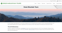 Desktop Screenshot of greenmountaintours.com